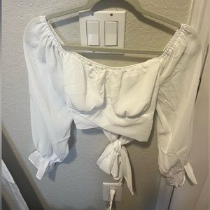 Never worn white blouse